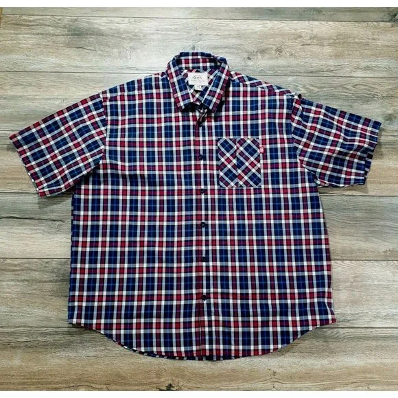 Ecko Unltd. Shirts | Ecko Unltd Mens Short Sleeve Shirt 4xb Casual Dress Office Vacation Work | Color: Blue/Red | Size: Big 4x | Pm-99450458's Closet Ecko Unltd. Shirts | Ecko Unltd Mens Short Sleeve Shirt 4xb Casual Dress Office Vacation Work | Color: Blue/Red | Size: Big 4x | Pm-99450458's Closet